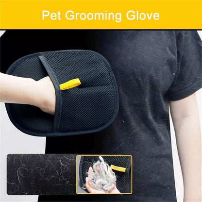 Double Sided Grooming Glove for Pets