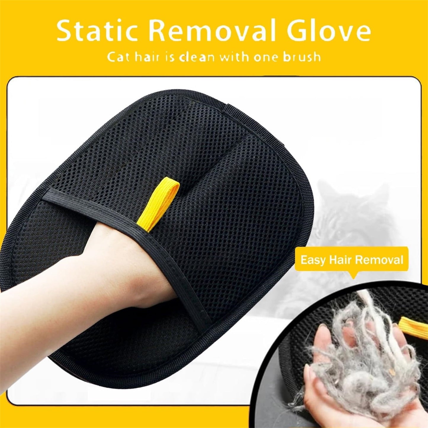 Double Sided Grooming Glove for Pets