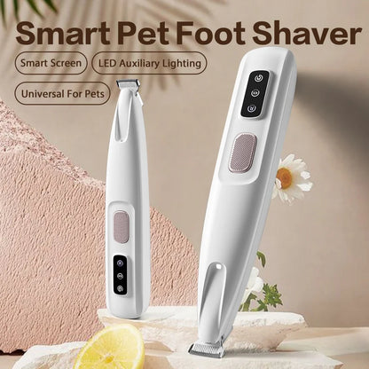 Rechargeable Pet Claw Trimmer Quiet Grooming Kit