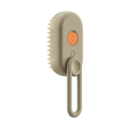 Electric Cat Steam Brush – 3-in-1 Pet Grooming Comb USB