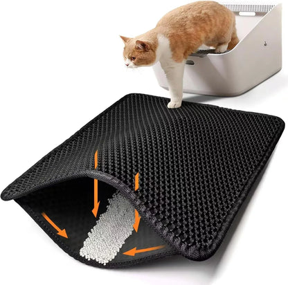 Cat Litter Trapping Mat – Mess-Free, Waterproof & Easy Clean