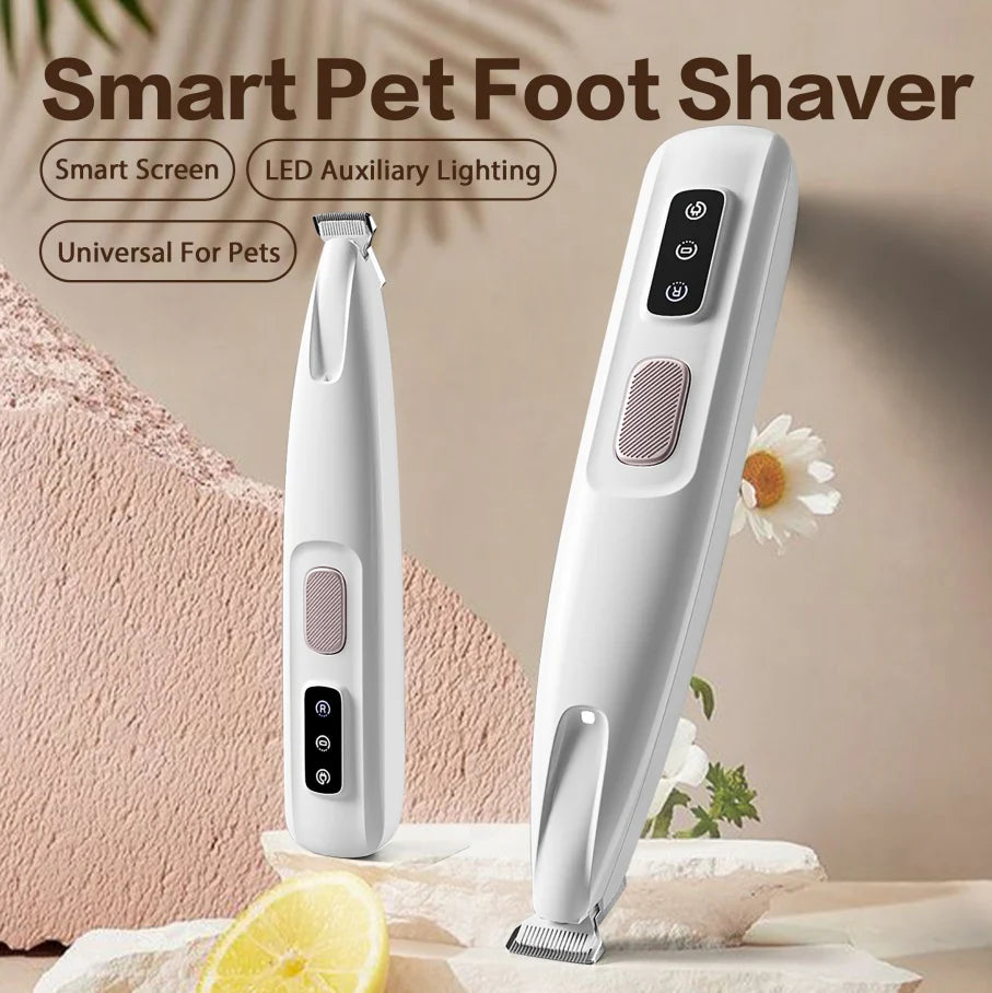 Rechargeable Pet Claw Trimmer Quiet Grooming Kit